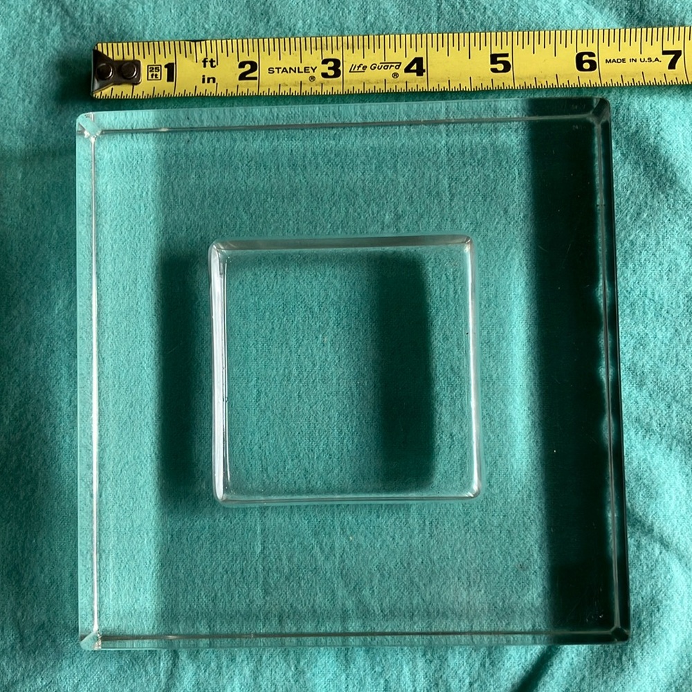 Beautiful solid piece of glass.